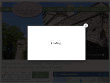 Tablet Screenshot of chateau-de-laumiere.com
